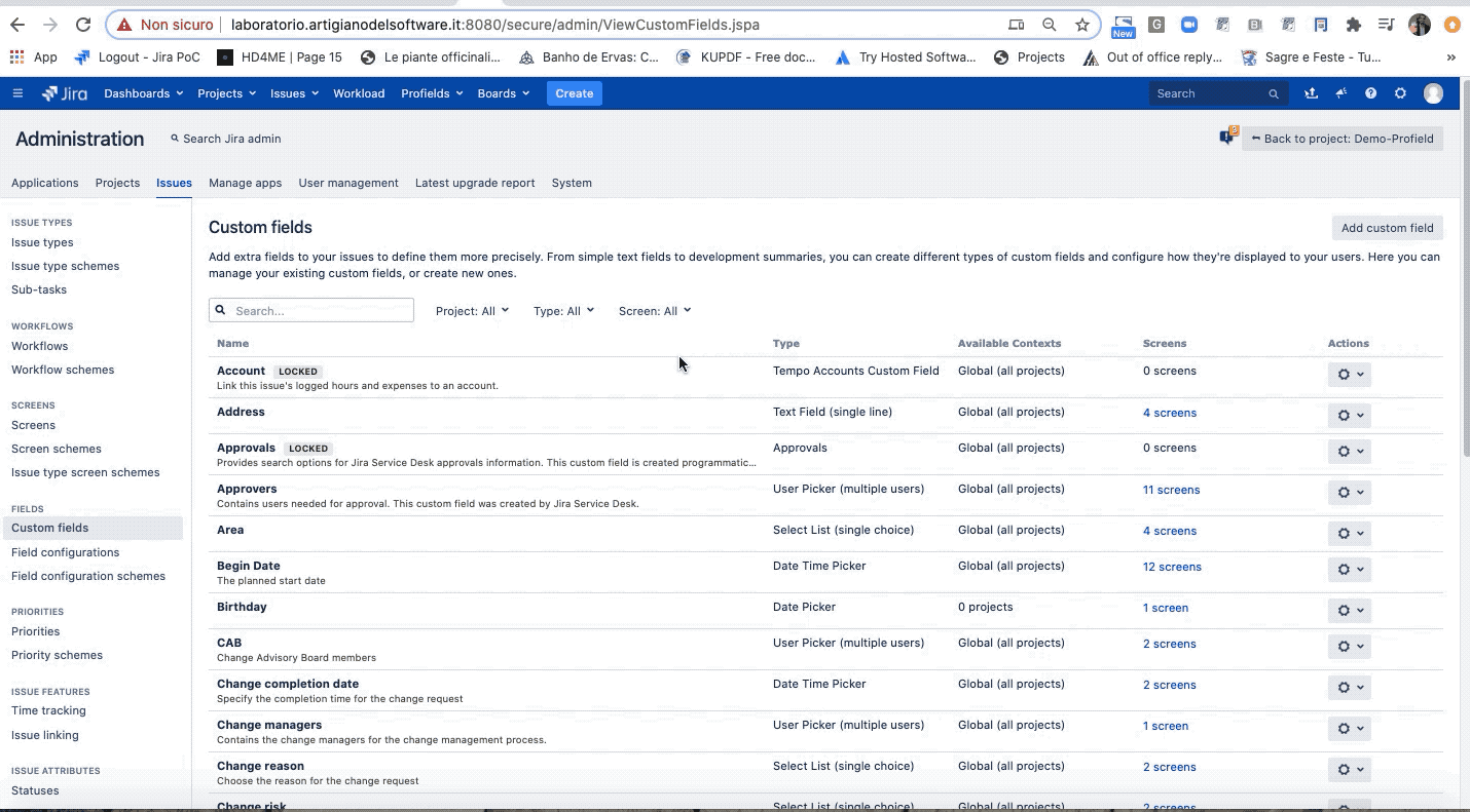 New File Custom Field creation in Jira for attachments Create a new File Field in Jira