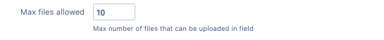 Max files allowed for Jira attachements Maximum number of files allowed in Jira attachements